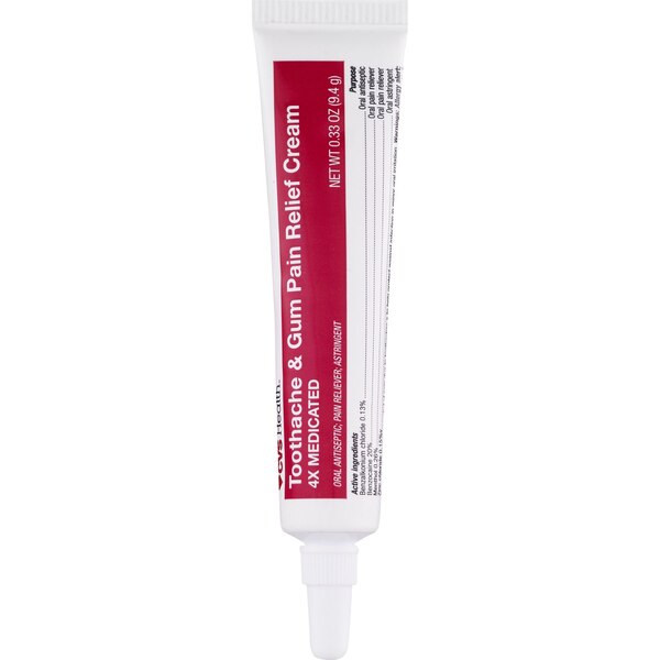 CVS Health Toothache and Gum Pain Relief Cream, 0.33 OZ