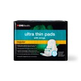 CVS Health Ultra Thin Pads with Wings, Regular, thumbnail image