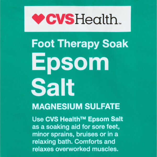 CVS Health Epsom Salt Foot Therapy Soak, Mint & Rosemary, 48 OZ