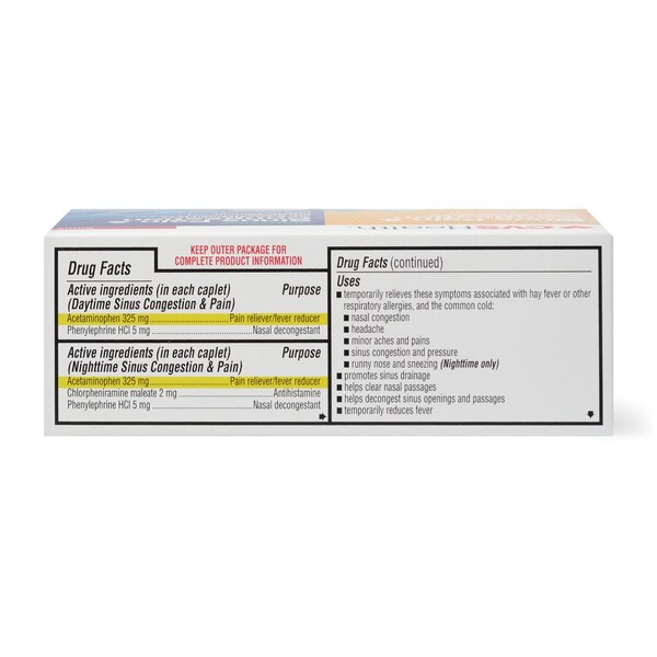 CVS Health Sinus Pain & Congestion Acetaminophen Caplets