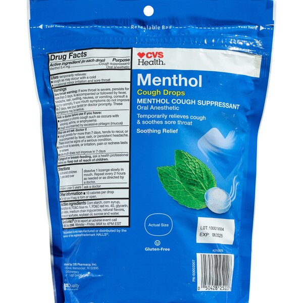 CVS Health Menthol Cough Drops