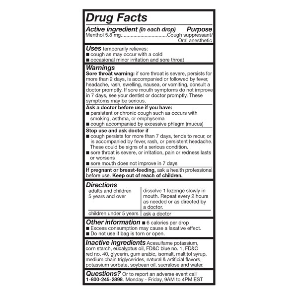 CVS Health Menthol Cough Drops