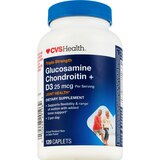 CVS Health Glucosamine Chondroitin + Vitamin D3 Caplets, 120 CT, thumbnail image