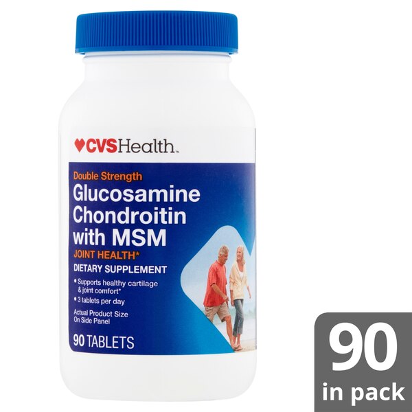 CVS Health Glucosamine Chondroitin with MSM Tablets, 90 CT