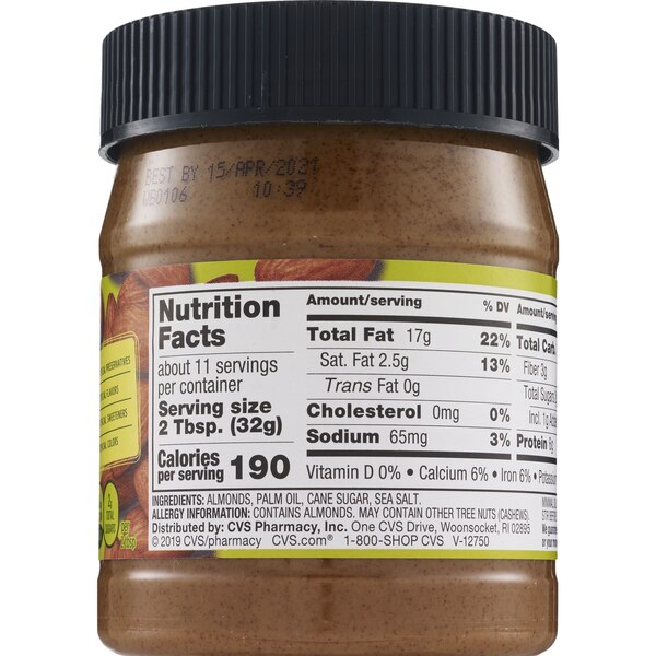 Gold Emblem Abound Creamy Almond Butter, 12 oz