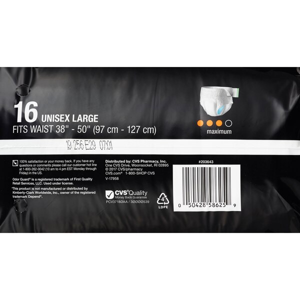CVS Health Day & Night Adjustable Underwear Maximum Absorbency