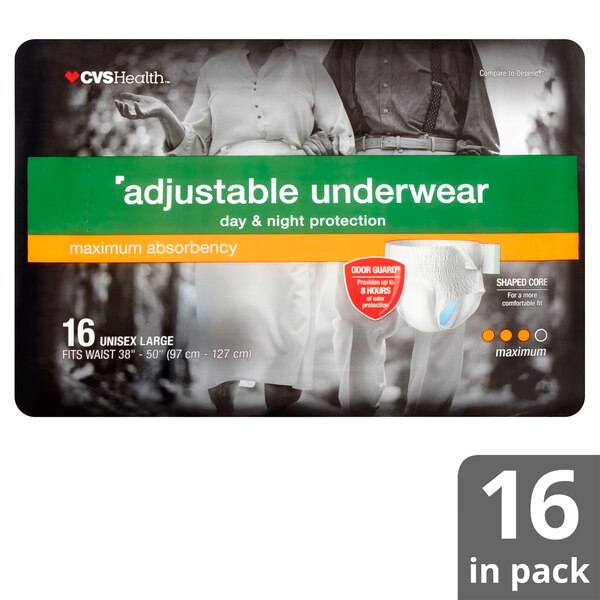 CVS Health Day & Night Adjustable Underwear Maximum Absorbency