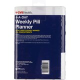 CVS Health 4-A-Day Weekly Pill Planner with Contoured Bottom, thumbnail image