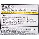CVS Health Extra Strength Acetaminophen Pain Reliever & Fever Reducer 500mg Caplets, thumbnail image