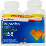 CVS Health Ibuprofen Pain Reliever & Fever Reducer (NSAID) 200 MG Coated Tablets, thumbnail image