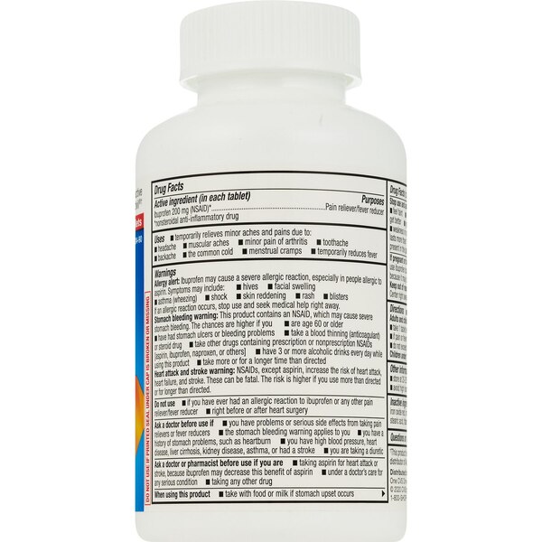 CVS Health Ibuprofen Pain Reliever & Fever Reducer (NSAID) 200 MG Coated Tablets