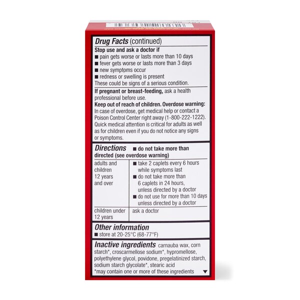 CVS Health Extra Strength Acetaminophen Pain Reliever & Fever Reducer 500mg Caplets