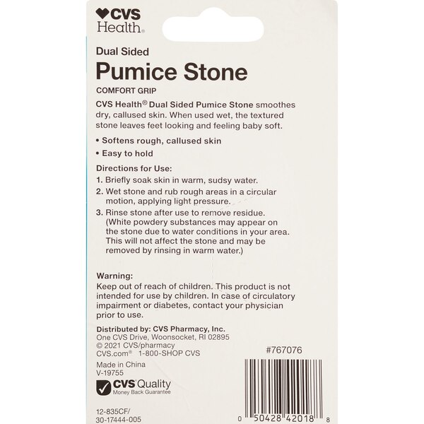 CVS Health Massaging Pumice Stone with Comfort Grip, 1 CT