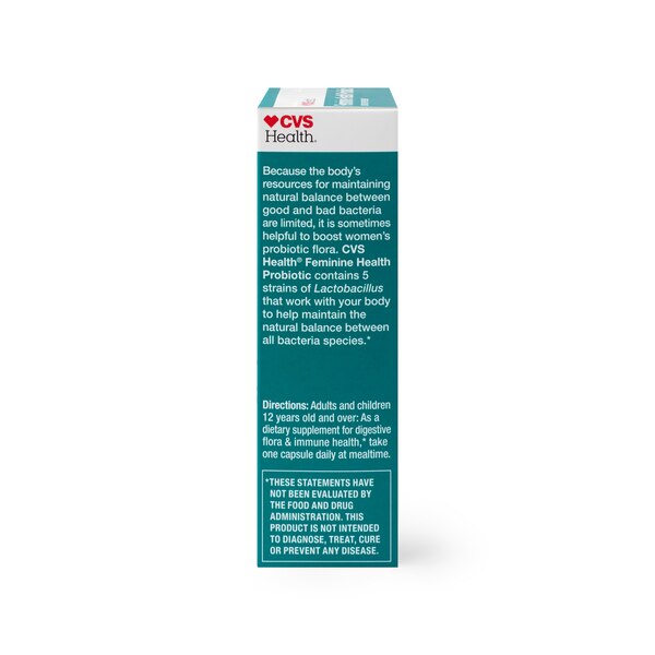 CVS Health Feminine Health Probiotic Capsules, 30 CT