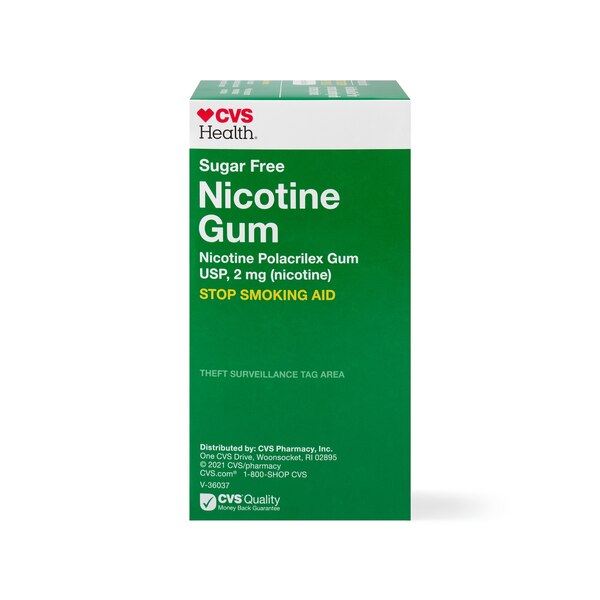 CVS Health Sugar Free Nicotine Gum, Mint