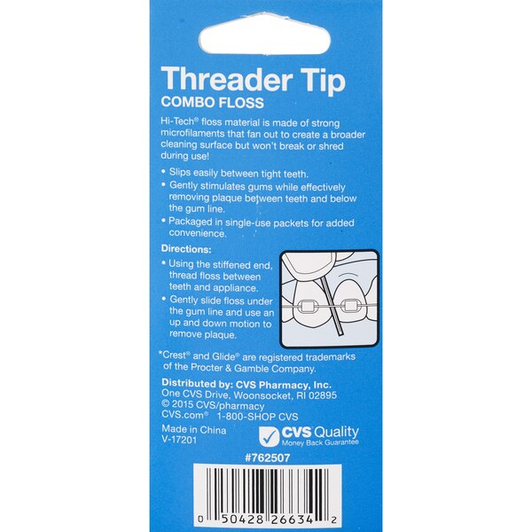 CVS Threader Tip Combo Floss