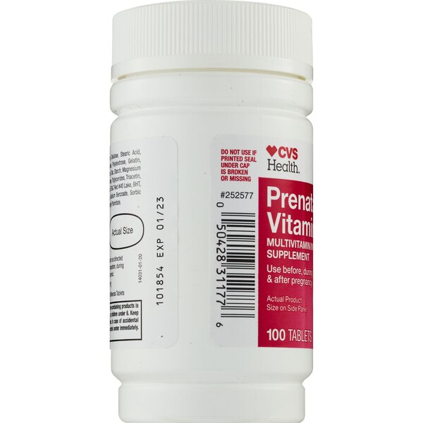 CVS Health Prenatal Vitamin Tablets, 100 CT