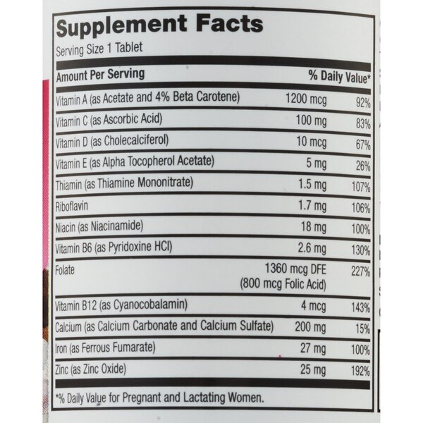 CVS Health Prenatal Vitamin Tablets, 100 CT
