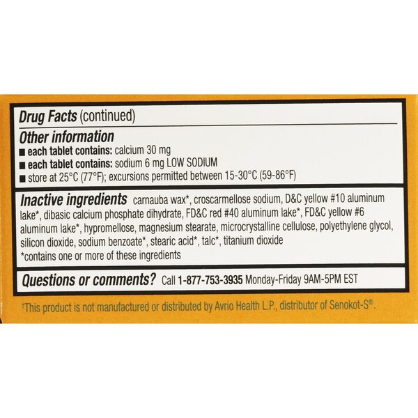 CVS Health Senna Plus Dual Action Laxative/Stool Softener Tablets