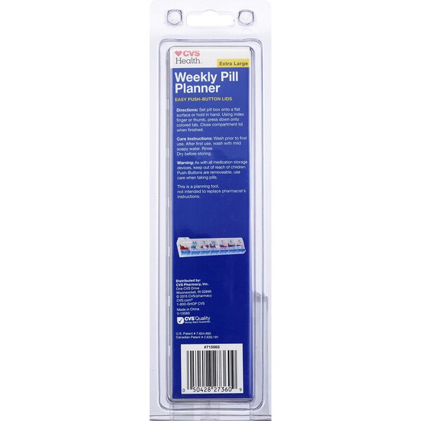 CVS Health Weekly Pill Planner, XL