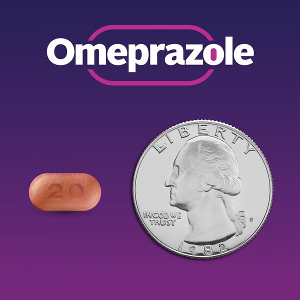 CVS Health - Omeprazole en tabletas para reducir el ácido, liberación lenta, 20 mg