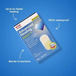 CVS Health Advanced Healing Premium Bandages, Small, Large