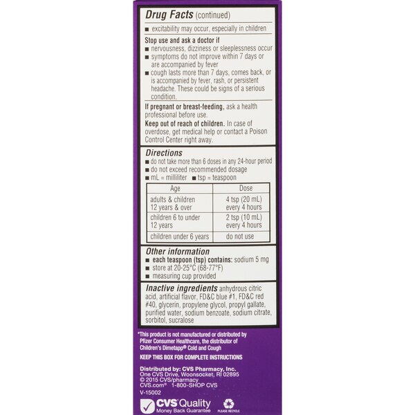 CVS Health Children's Day + Nighttime Cold, Cough, + Congestion Relief Liquid Combo Pack, Grape, 2 4 OZ bottles