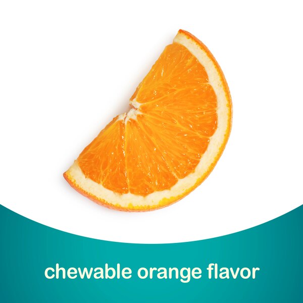 CVS Health Adult Low Dose Aspirin 81 MG Chewable Tablets, Orange