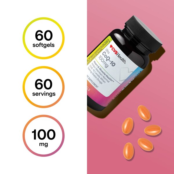 CVS Health Ultra CoQ-10 Softgels, 60 CT