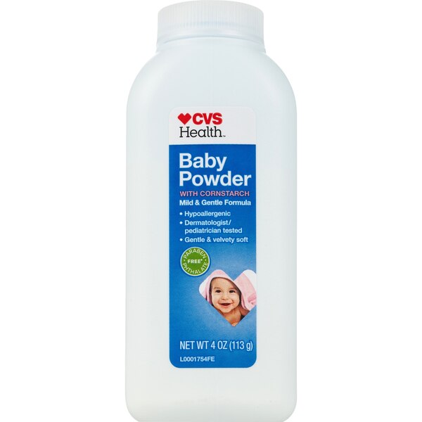 CVS Baby Powder with Cornstarch, 4 OZ
