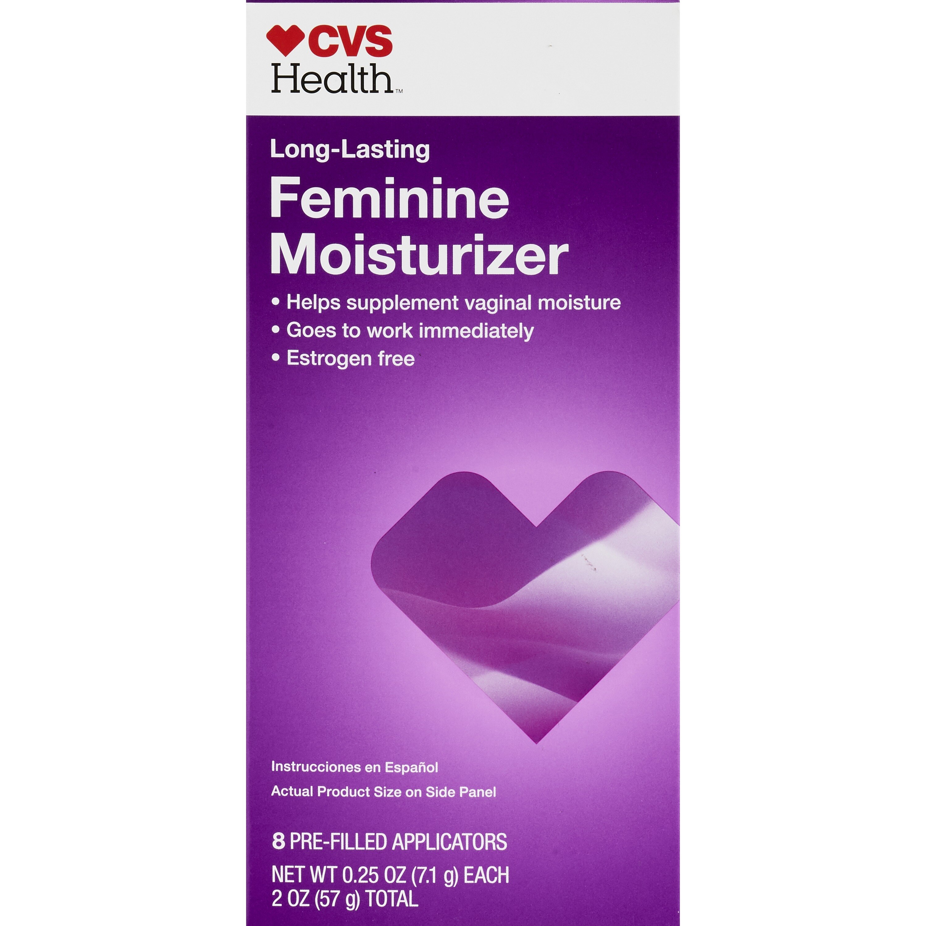CVS Health - Long-Lasting Feminine Moisturizer, 8 u.