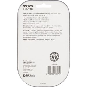 CVS Health Foam Toe Bandages, 3 CT