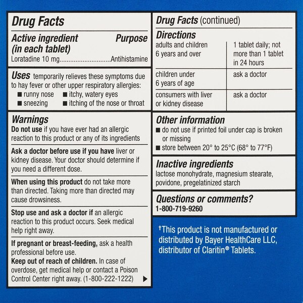 CVS Health 24HR Non Drowsy Allergy Relief Loratadine Tablets