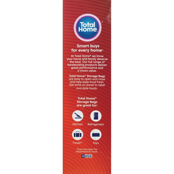 Total Home Easy-Close Slider Storage Bags
