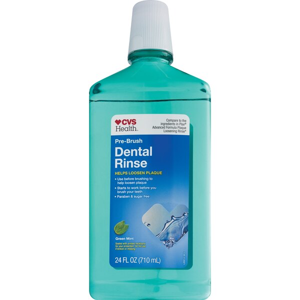 CVS Pre-Brush Dental Rinse, Green Mint