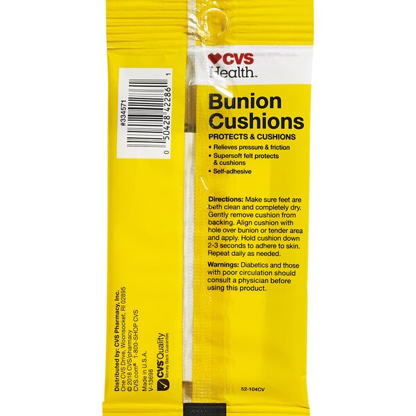 CVS Health Bunion Cushions, 6 CT