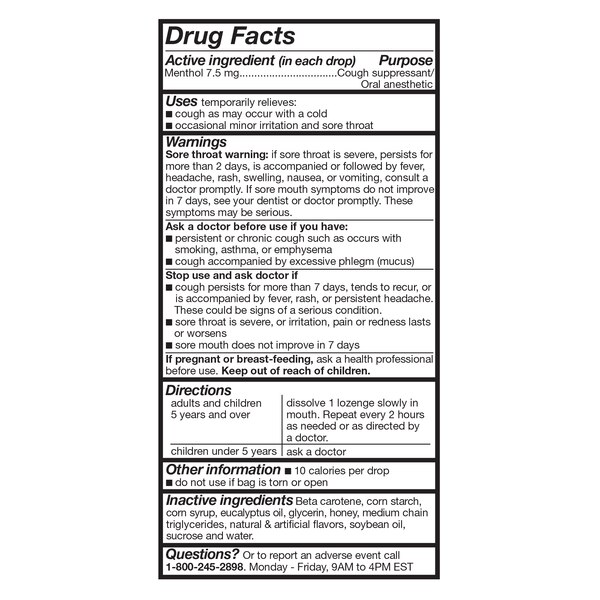 CVS Health Honey Lemon Cough Drops
