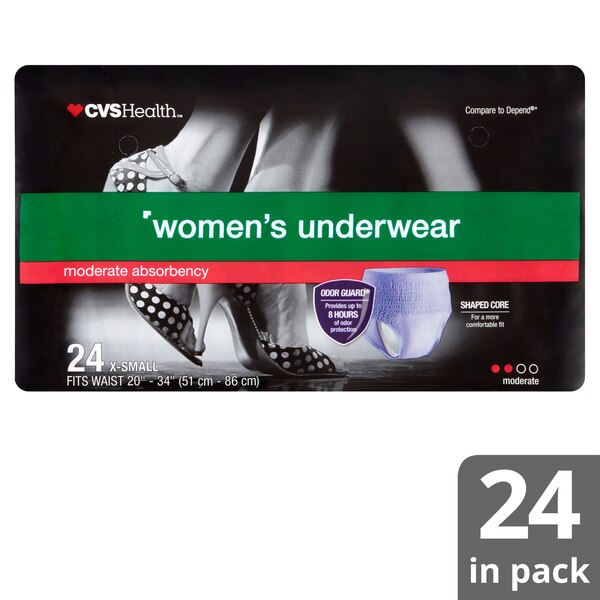 CVS Health Women's Underwear Moderate Absorbency