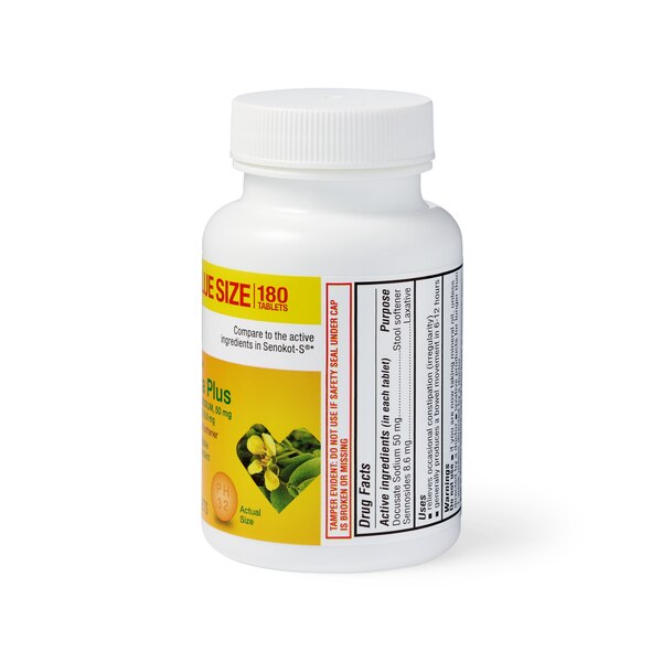 CVS Health Senna Plus Dual Action Laxative/Stool Softener Tablets