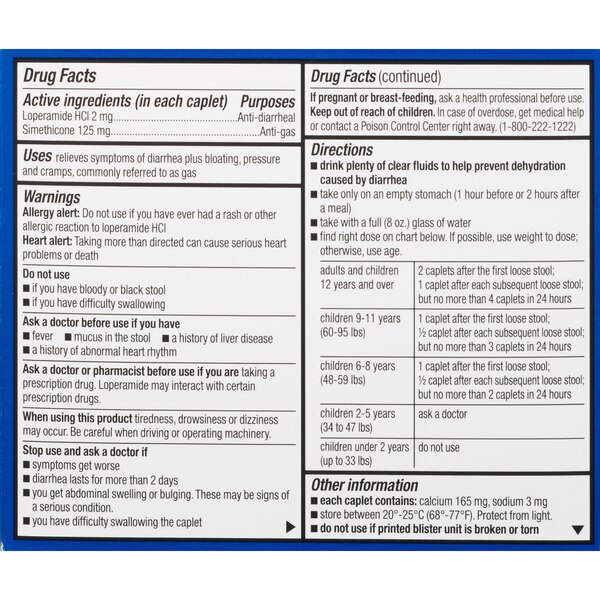 CVS Anti-Diarrheal & Anti-Gas Tablets, 24 CT