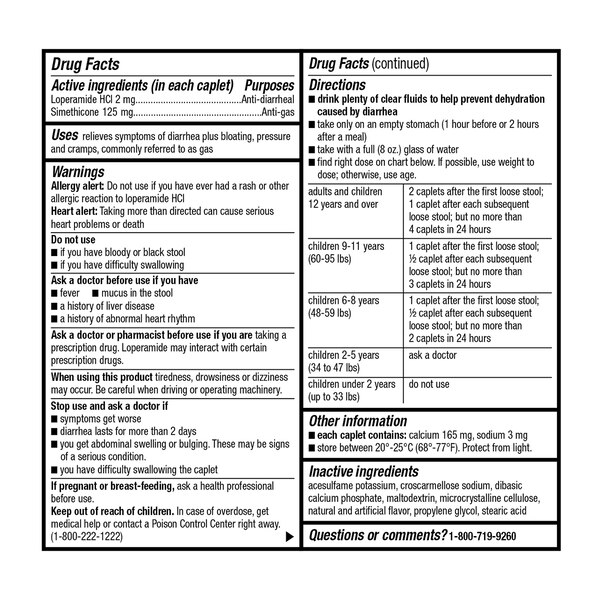 CVS Anti-Diarrheal & Anti-Gas Tablets, 24 CT