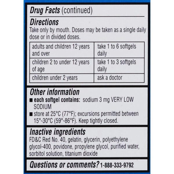 CVS Health - Suavizador fecal en cápsulas blandas, 50 mg