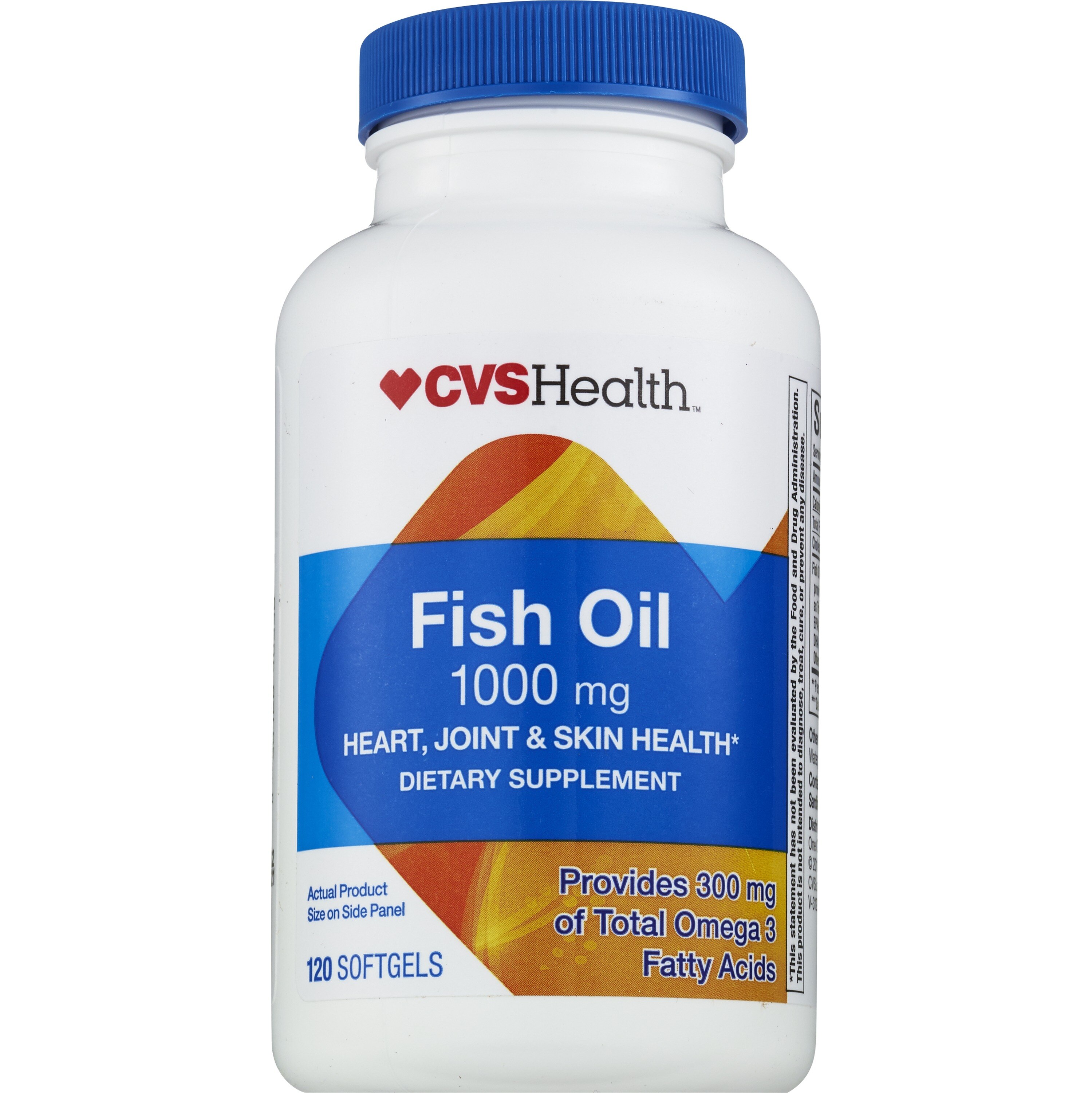 CVS Health - Cápsulas blandas con aceite de pescado, 1000 mg, 120 u.