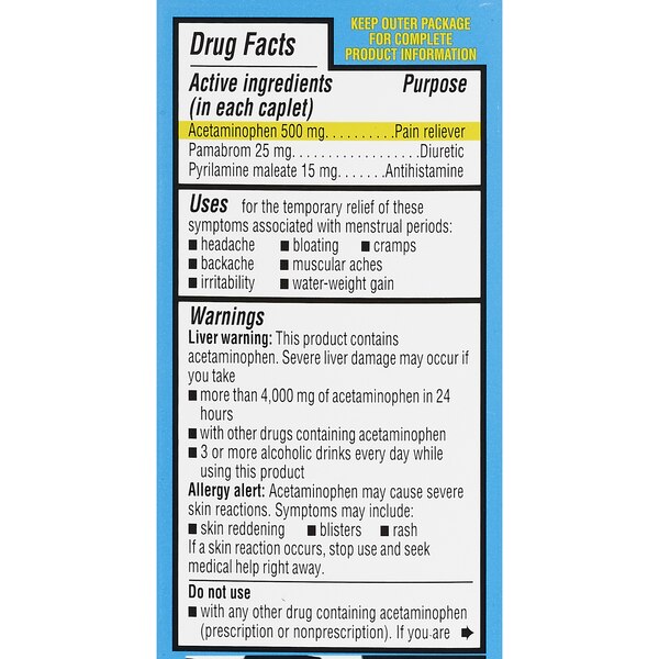 CVS Health Maximum Strength PMS Relief, 500 mg, 32 CT