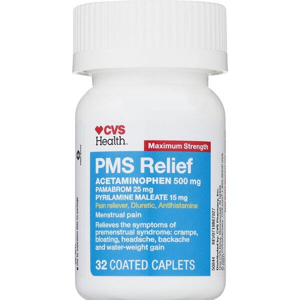 CVS Health Maximum Strength PMS Relief, 500 mg, 32 CT