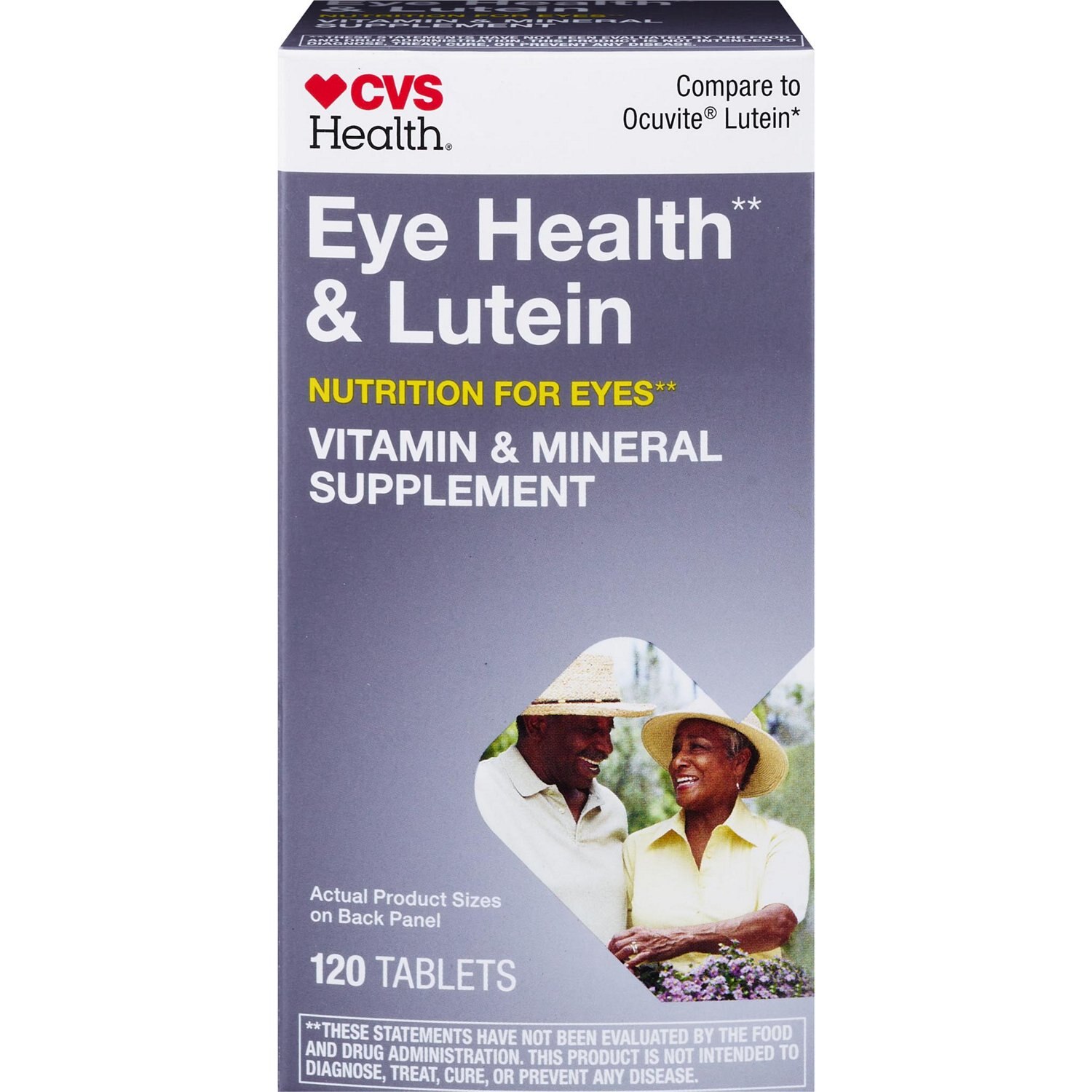 CVS Eye Health & Lutein Tablets, 120 CT image.