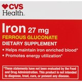CVS Health Iron Tablets, 100 CT, thumbnail image