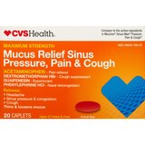 CVS Health Maximum Strength Sinus Relief Acetaminophen Caplets, thumbnail image