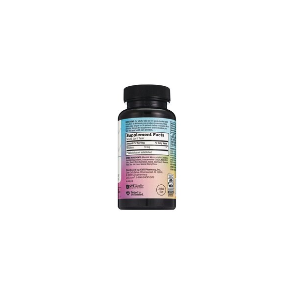 CVS Health Quick Dissolve Melatonin Tablets, 60 CT