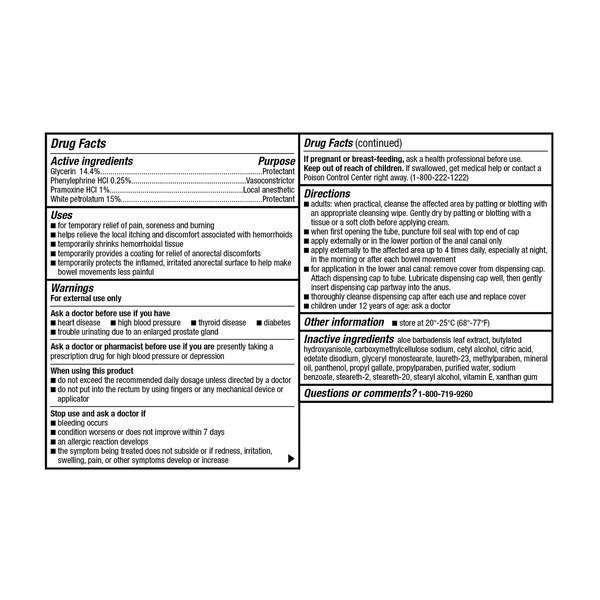 CVS Health Hemorrhoidal Cream, 1.8 OZ